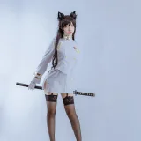 二佐Nisa《犬之眷 碧蓝爱宕军装》写真图集 15P｜在线预览与图包下载