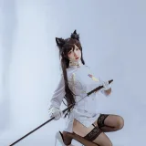 二佐Nisa《犬之眷 碧蓝爱宕军装》写真图集 15P｜在线预览与图包下载
