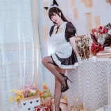 二佐Nisa《犬之眷 碧蓝爱宕女仆》写真图集 19P｜在线预览与图包下载