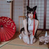 二佐Nisa《犬之眷 碧蓝爱宕旗袍》写真图集 18P｜在线预览与图包下载