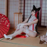 二佐Nisa《犬之眷 碧蓝爱宕旗袍》写真图集 18P｜在线预览与图包下载