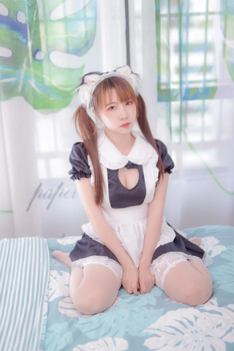 二佐Nisa《私房猫耳女仆》写真图集 44P｜在线预览与图包下载