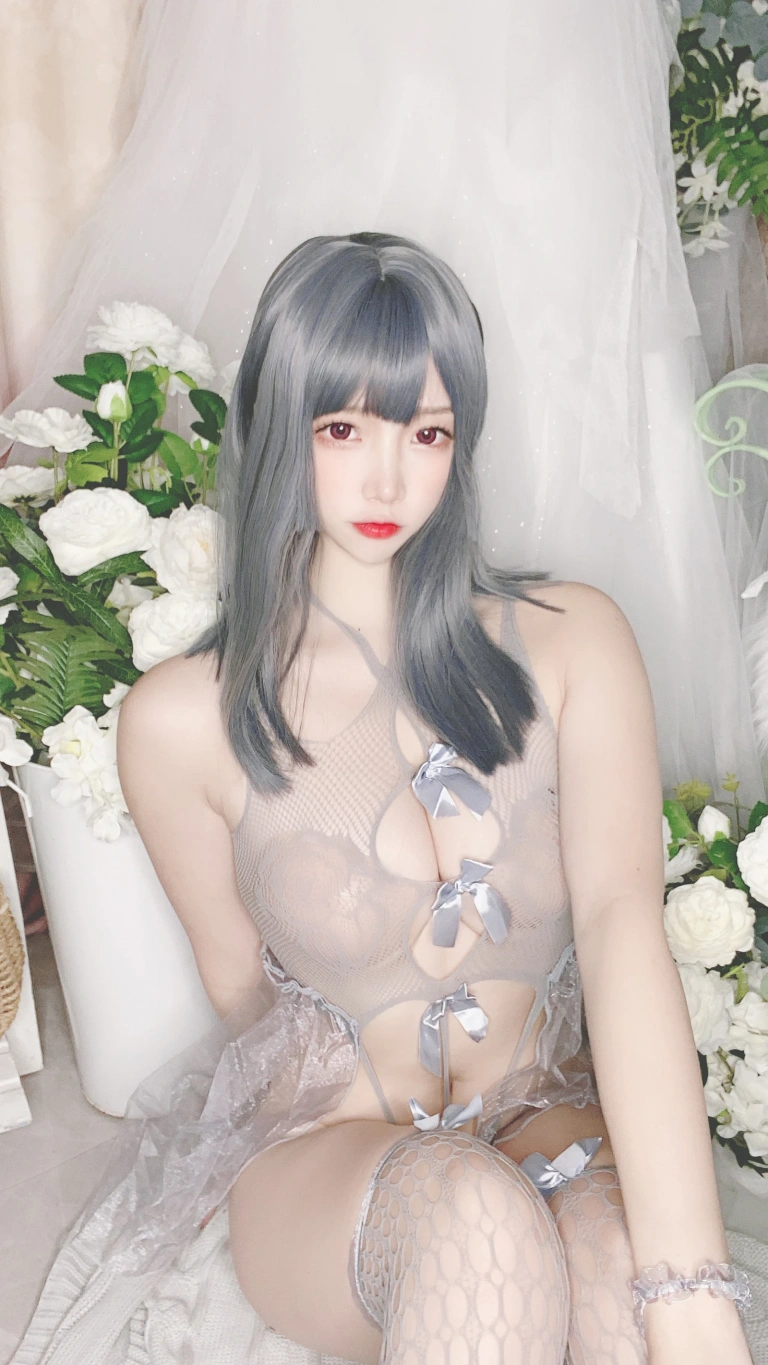 二佐Nisa《私房自拍蓝色网状比基尼》写真图集 38P｜在线预览与图包下载