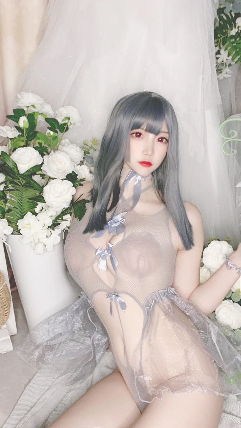 二佐Nisa《私房自拍蓝色网状比基尼》写真图集 38P｜在线预览与图包下载