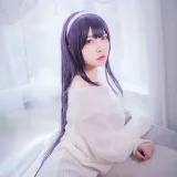 二佐Nisa《霞之丘诗羽学姐毛衣》写真图集 47P｜在线预览与图包下载