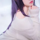 二佐Nisa《霞之丘诗羽学姐毛衣》写真图集 47P｜在线预览与图包下载