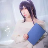 二佐Nisa《霞之丘诗羽学姐毛衣》写真图集 47P｜在线预览与图包下载