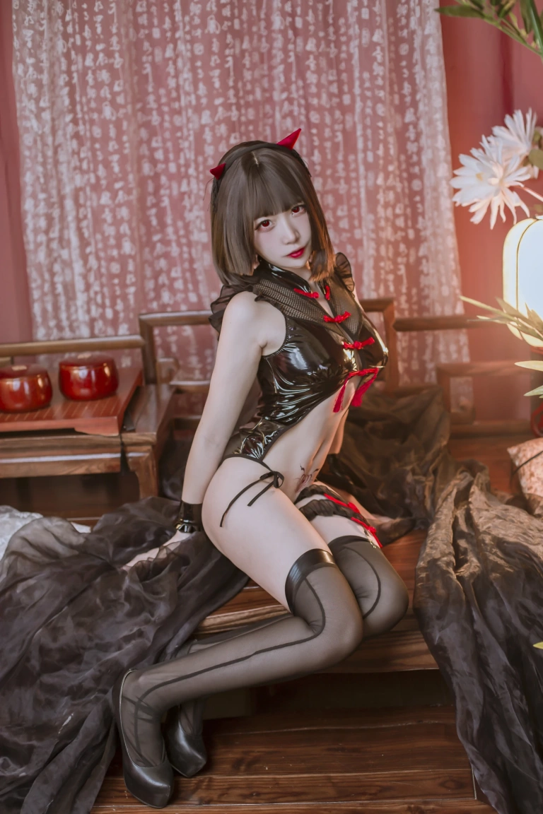 二佐Nisa《中华风小恶魔》写真图集 31P｜在线预览与图包下载