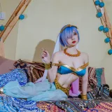 二佐Nisa《蕾姆舞娘》写真图集 9P｜在线预览与图包下载