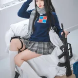 二佐Nisa《2020.11月铁粉福利 少前95式JK》写真图集 13P｜在线预览与图包下载