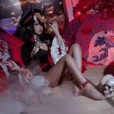 二佐Nisa《酒吞僵尸童子》写真图集 21P｜在线预览与图包下载