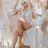 二佐Nisa《2月铁粉福利 方舟白金泳装》写真图集 16P｜在线预览与图包下载