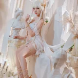 二佐Nisa《2月铁粉福利 方舟白金泳装》写真图集 16P｜在线预览与图包下载