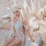 二佐Nisa《2月铁粉福利 方舟白金泳装》写真图集 16P｜在线预览与图包下载