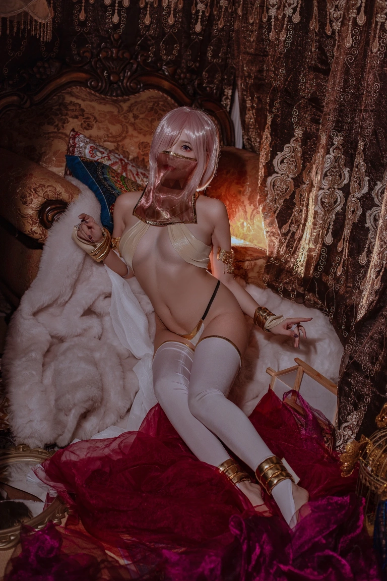 二佐Nisa《Fate玛修舞娘》写真图集 39P｜在线预览与图包下载