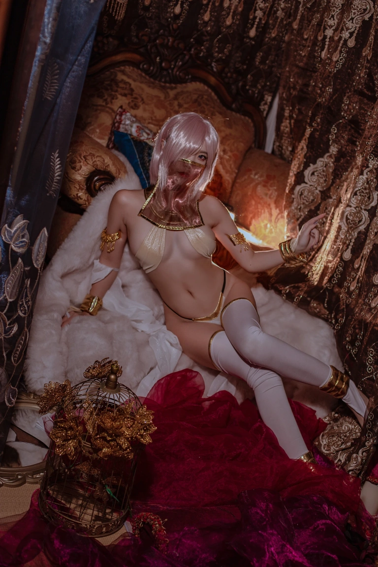 二佐Nisa《Fate玛修舞娘》写真图集 39P｜在线预览与图包下载