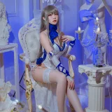 二佐Nisa《碧蓝航线 路易九礼服》写真图集 29P｜在线预览与图包下载