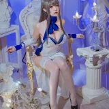 二佐Nisa《碧蓝航线 路易九礼服》写真图集 29P｜在线预览与图包下载