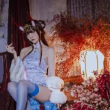 二佐Nisa《碧蓝航线 能代旗袍》写真图集 18P｜在线预览与图包下载