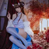 二佐Nisa《碧蓝航线 能代旗袍》写真图集 18P｜在线预览与图包下载