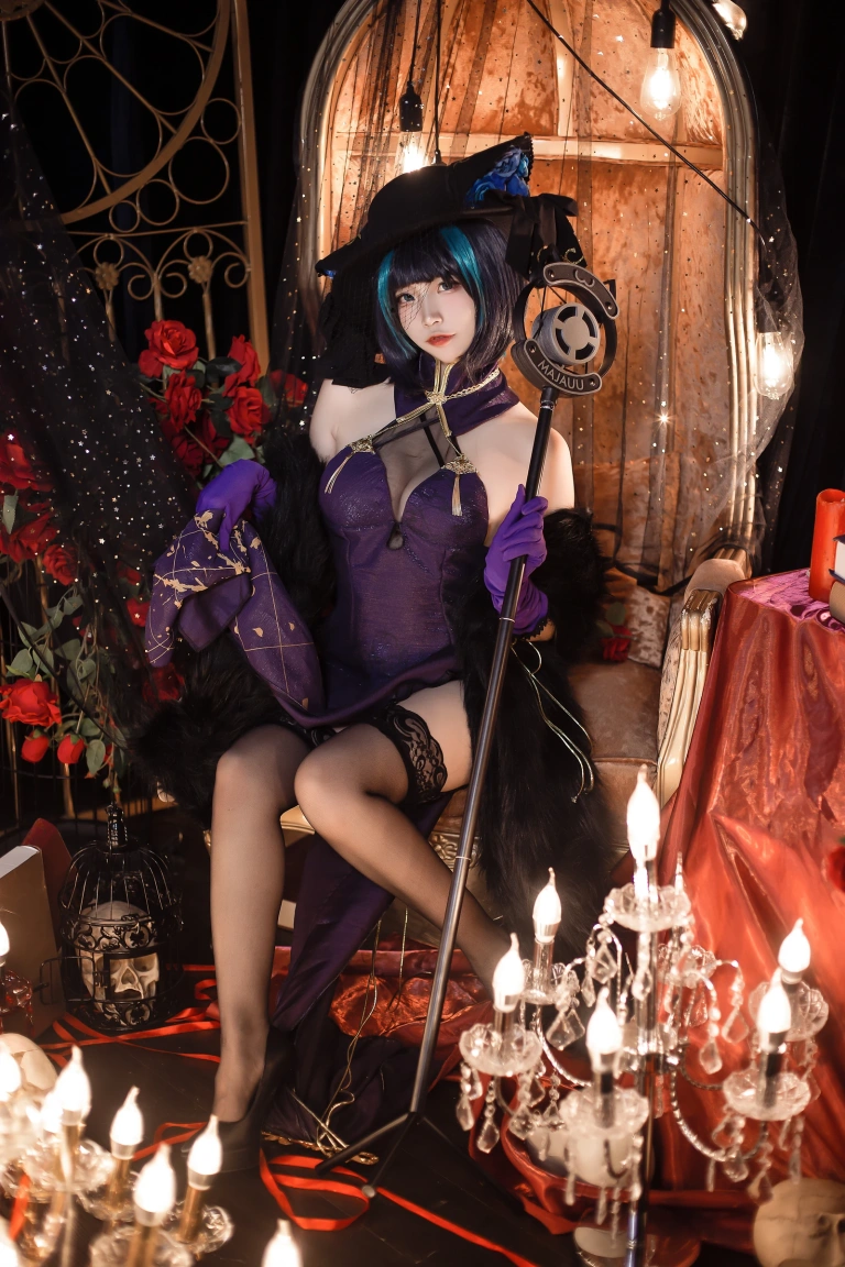 二佐Nisa《柴郡音乐绚烂》写真图集 9P｜在线预览与图包下载