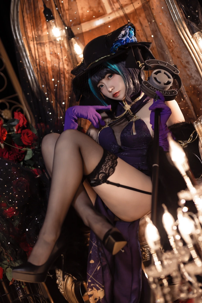 二佐Nisa《柴郡音乐绚烂》写真图集 9P｜在线预览与图包下载