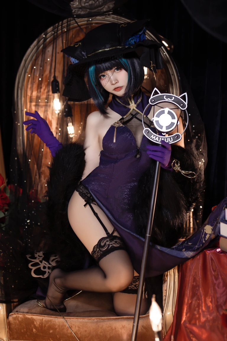 二佐Nisa《柴郡音乐绚烂》写真图集 9P｜在线预览与图包下载