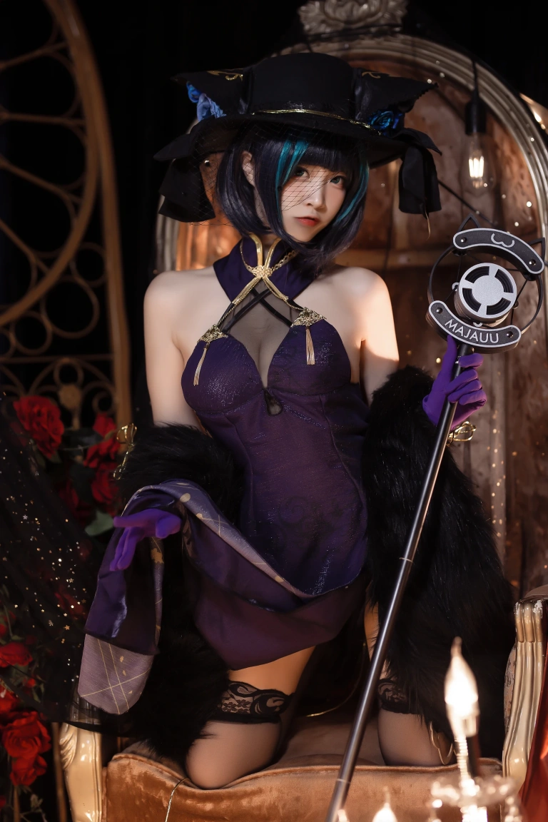 二佐Nisa《柴郡音乐绚烂》写真图集 9P｜在线预览与图包下载