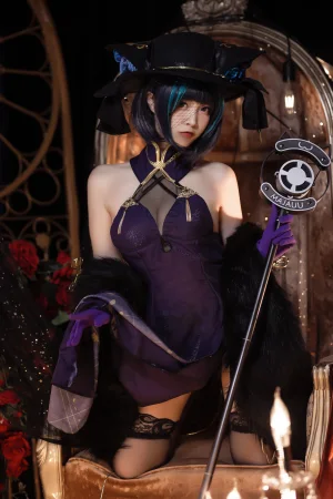 二佐Nisa《柴郡音乐绚烂》写真图集 9P｜在线预览与图包下载