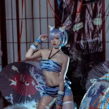 二佐Nisa《蕾姆夏日鬼衣》写真图集 12P｜在线预览与图包下载