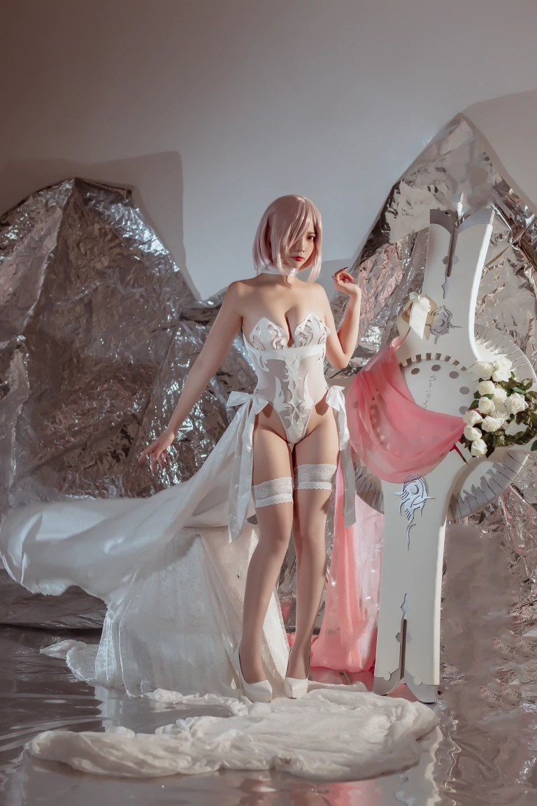 二佐Nisa《玛修婚纱》写真图集 42P｜在线预览与图包下载