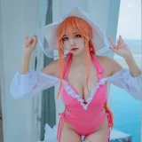 二佐Nisa《碧蓝航线 黎塞留泳装》写真图集 9P｜在线预览与图包下载