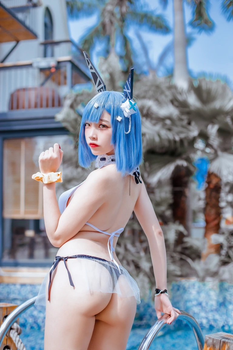 二佐Nisa《碧蓝航线 加斯科涅》写真图集 20P｜在线预览与图包下载