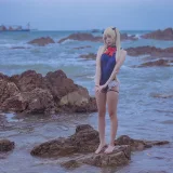 二佐Nisa《碧蓝航线 玛丽罗斯泳装》写真图集 13P｜在线预览与图包下载