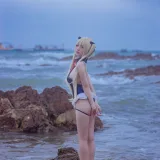 二佐Nisa《碧蓝航线 玛丽罗斯泳装》写真图集 13P｜在线预览与图包下载