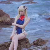 二佐Nisa《碧蓝航线 玛丽罗斯泳装》写真图集 13P｜在线预览与图包下载