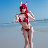 二佐Nisa《碧蓝航线 千代田泳装》写真图集 20P｜在线预览与图包下载