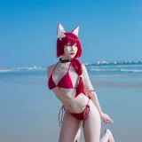 二佐Nisa《碧蓝航线 千代田泳装》写真图集 20P｜在线预览与图包下载