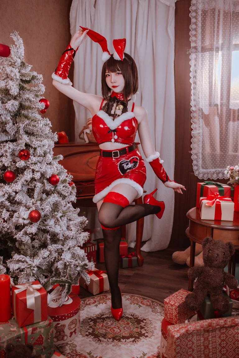 二佐Nisa《圣诞佐佐》写真图集 46P｜在线预览与图包下载
