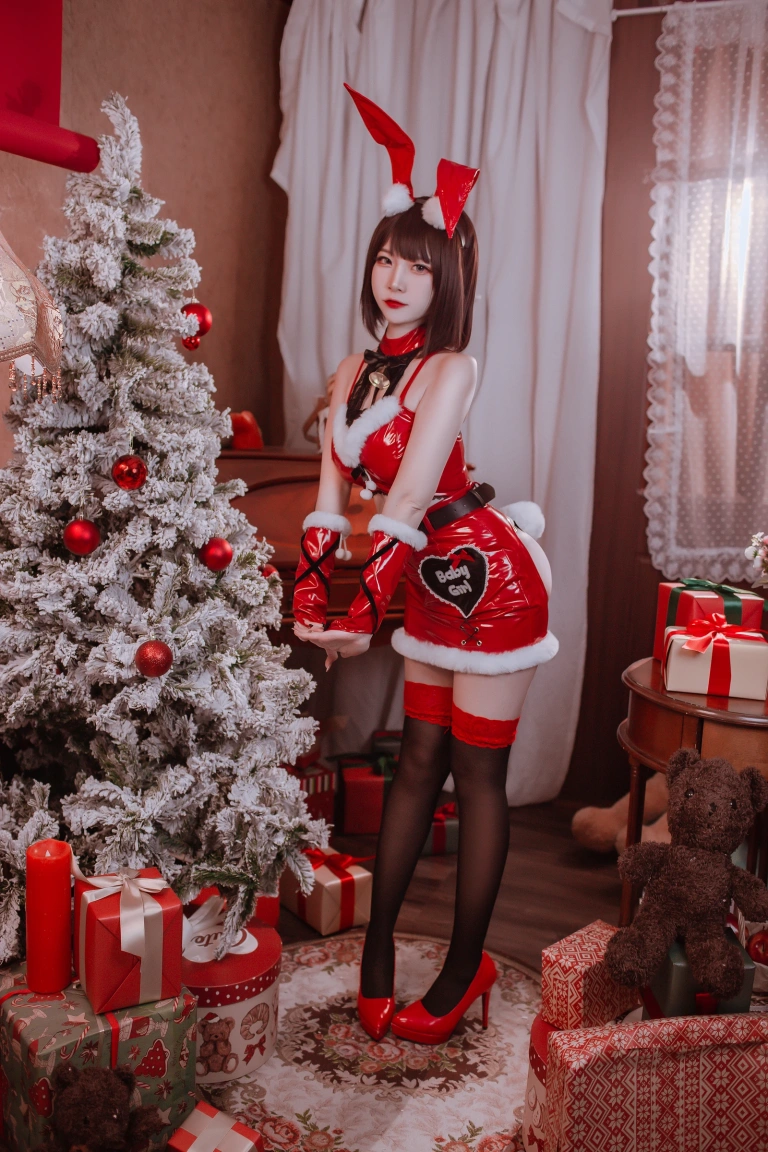 二佐Nisa《圣诞佐佐》写真图集 46P｜在线预览与图包下载