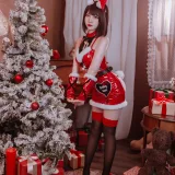二佐Nisa《圣诞佐佐》写真图集 46P｜在线预览与图包下载