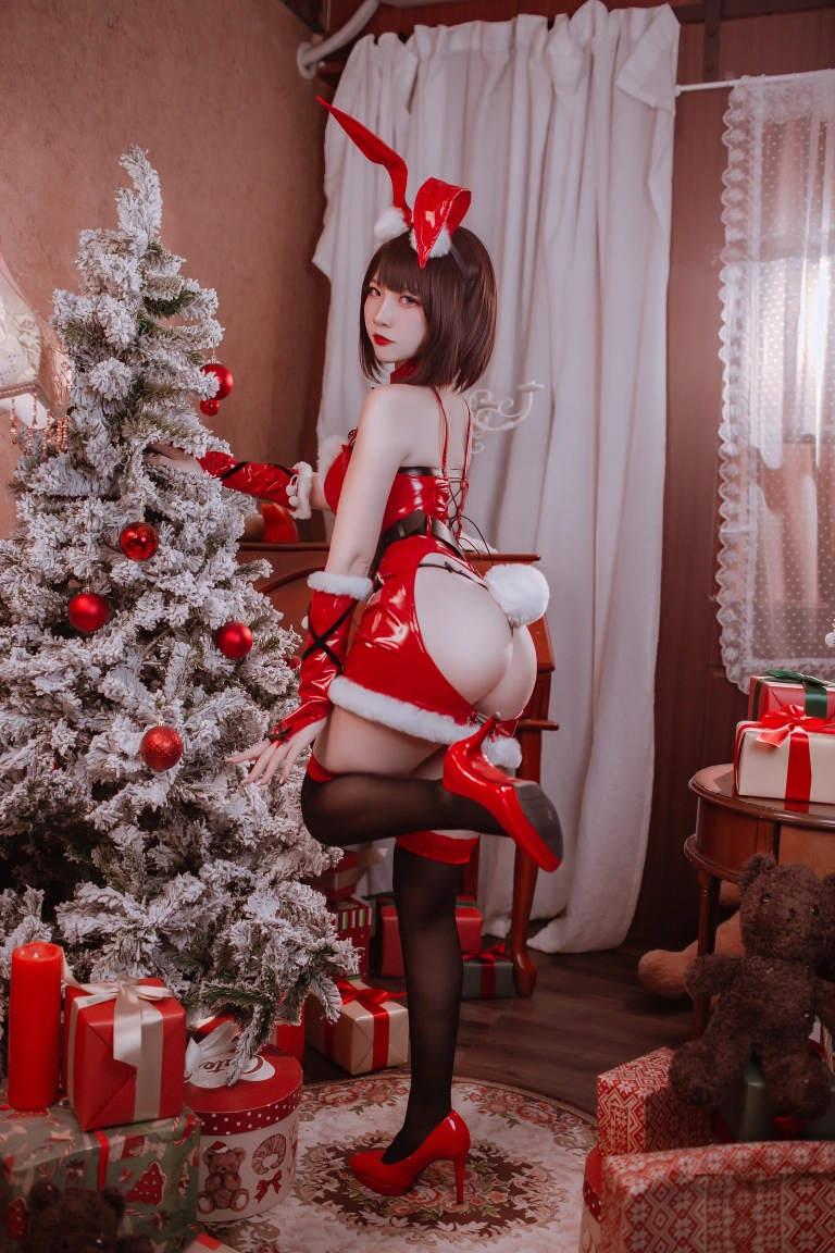 二佐Nisa《圣诞佐佐》写真图集 46P｜在线预览与图包下载