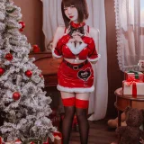 二佐Nisa《圣诞佐佐》写真图集 46P｜在线预览与图包下载