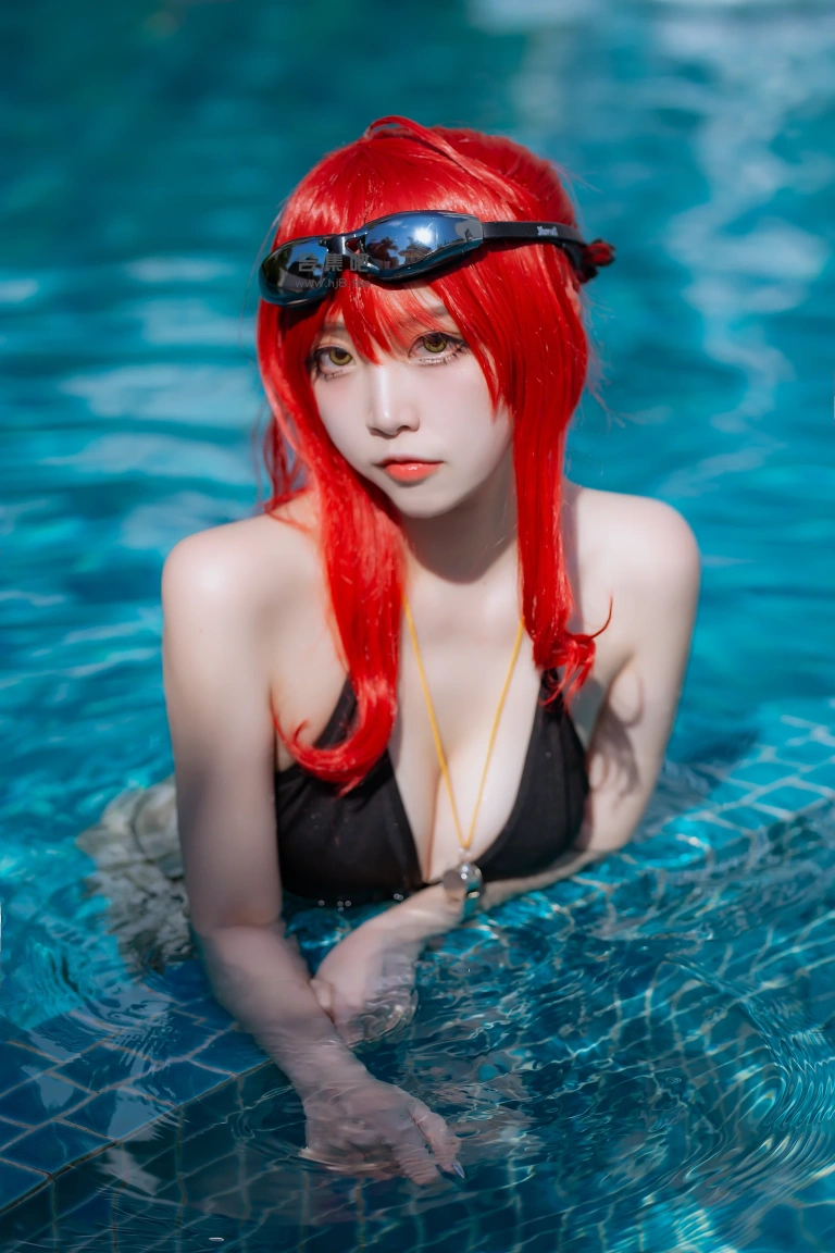 二佐Nisa《碧蓝航线 扎拉泳装》写真图集 14P｜在线预览与图包下载