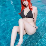 二佐Nisa《碧蓝航线 扎拉泳装》写真图集 14P｜在线预览与图包下载