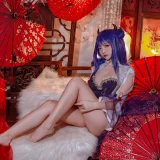 二佐Nisa《碧蓝航线 伊吹旗袍》写真图集 29P｜在线预览与图包下载