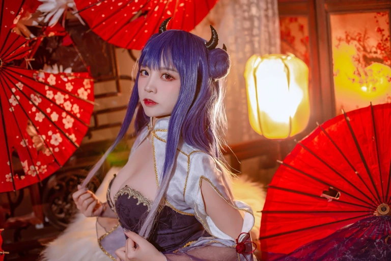 二佐Nisa《碧蓝航线 伊吹旗袍》写真图集 29P｜在线预览与图包下载