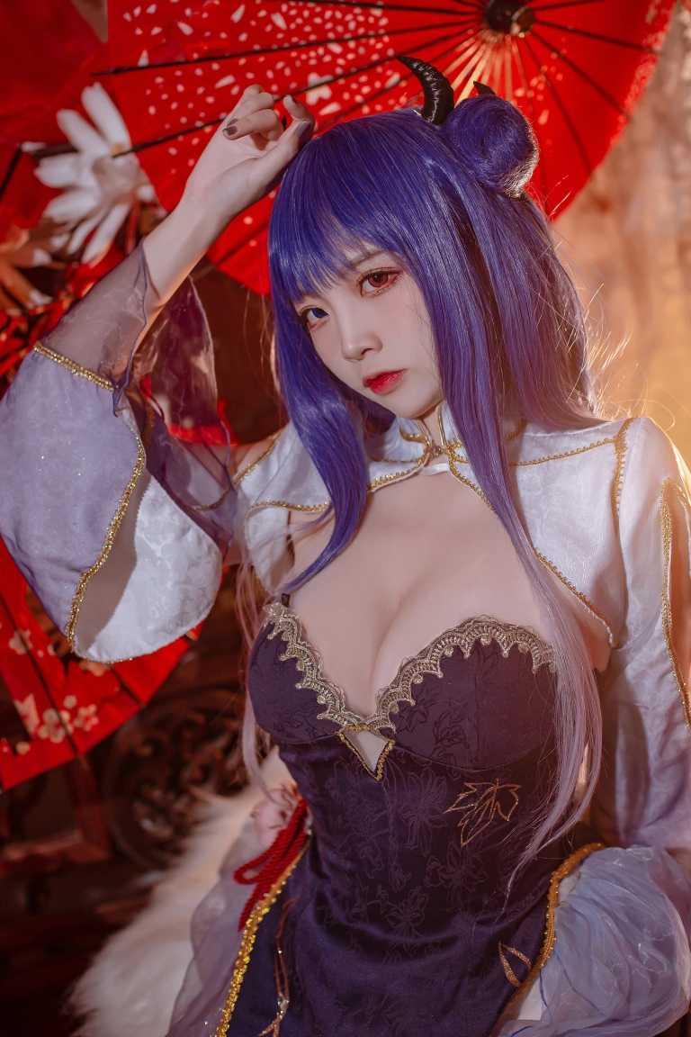 二佐Nisa《碧蓝航线 伊吹旗袍》写真图集 29P｜在线预览与图包下载