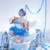 二佐Nisa《蕾姆天使》写真图集 15P｜在线预览与图包下载