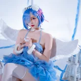 二佐Nisa《蕾姆天使》写真图集 15P｜在线预览与图包下载